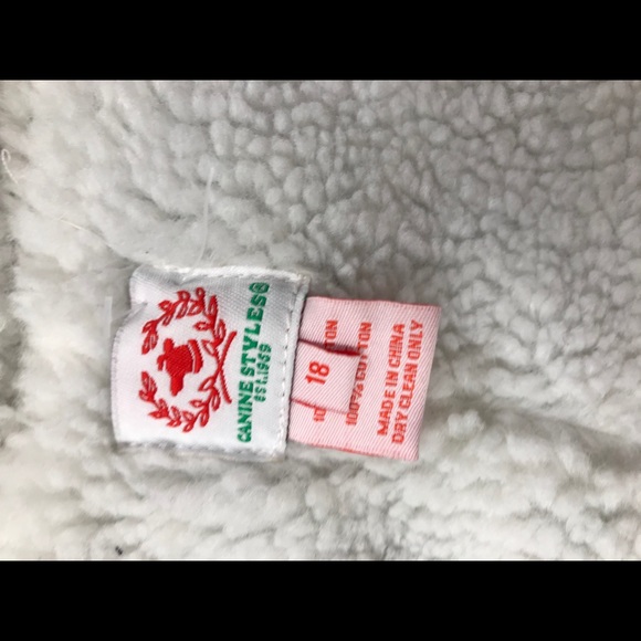 Canine Styles Purple Corduroy Dog Coat - Picture 3 of 4